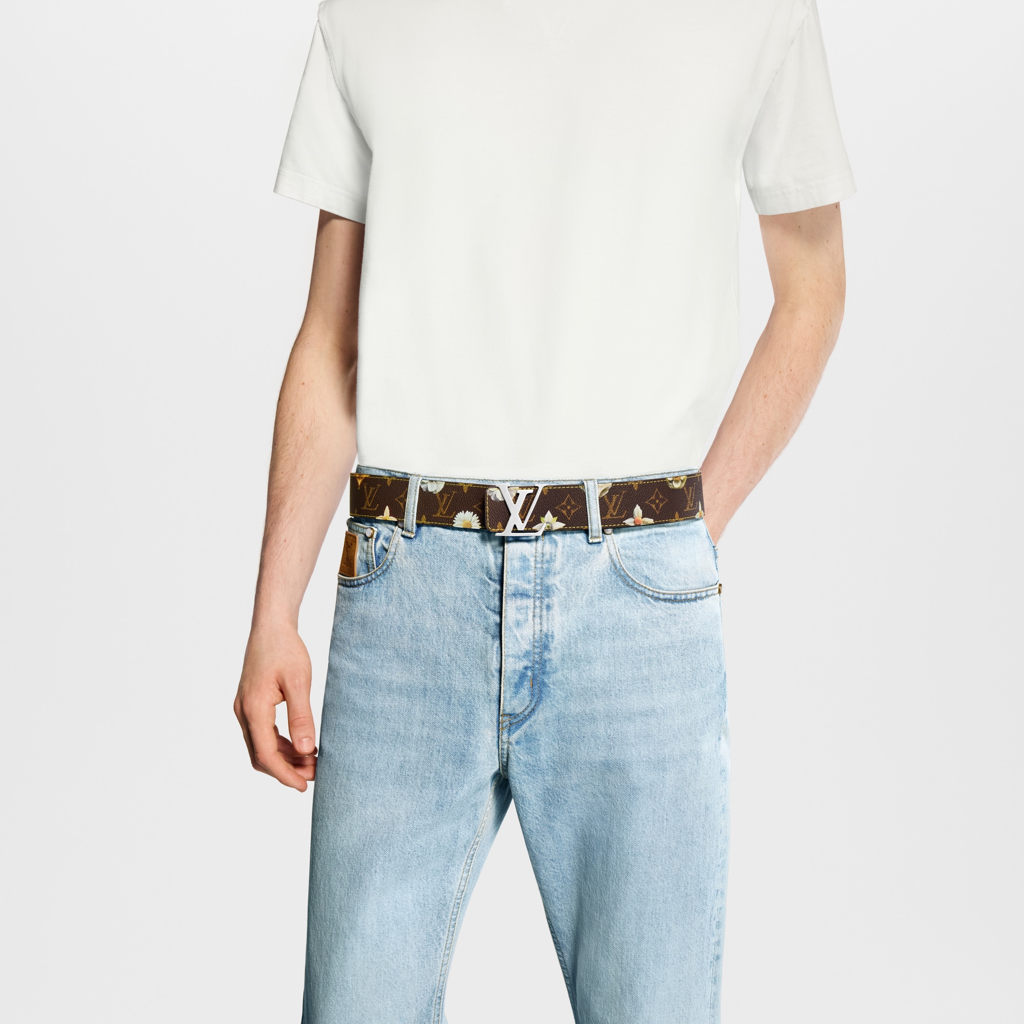 LV Initiales Monogram Flower 40mm Reversible Belt - Accessories